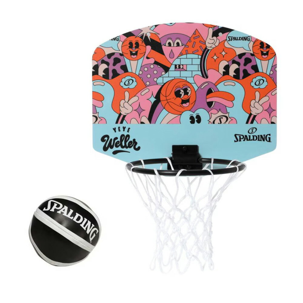 乐天商城 - 79-097J SPALDING マイクロミニ イェイェ・ウェラー ｜ 正規品 スポルディング バスケットボール バスケ ゴール スポンジ・ボブ マイクロミニ