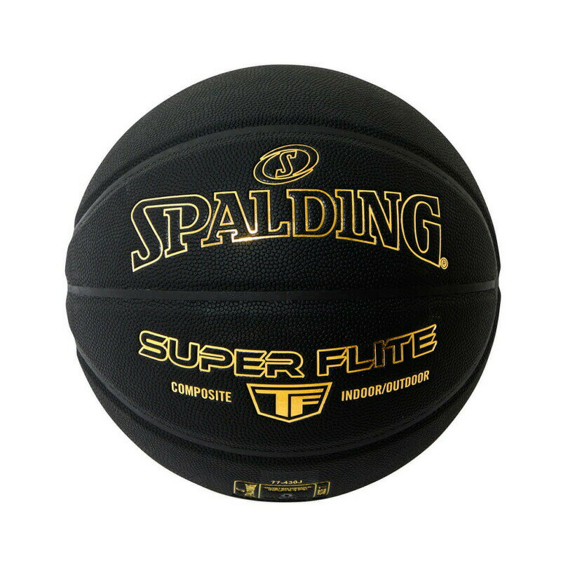 77-430J スーパーフライト ブラック×ゴールド 7号球 合成皮革 | 正規品 SPALDING ...