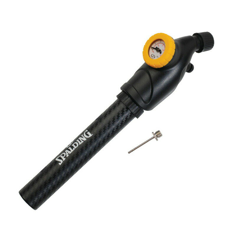 8485SPCA 空気圧計付き デュアルアクションポンプ 5.5インチ (14cm) ｜正規品 SPALDING スポルディング バスケット バスケ 空気入れ 屋内 室内 屋外 店長オススメ