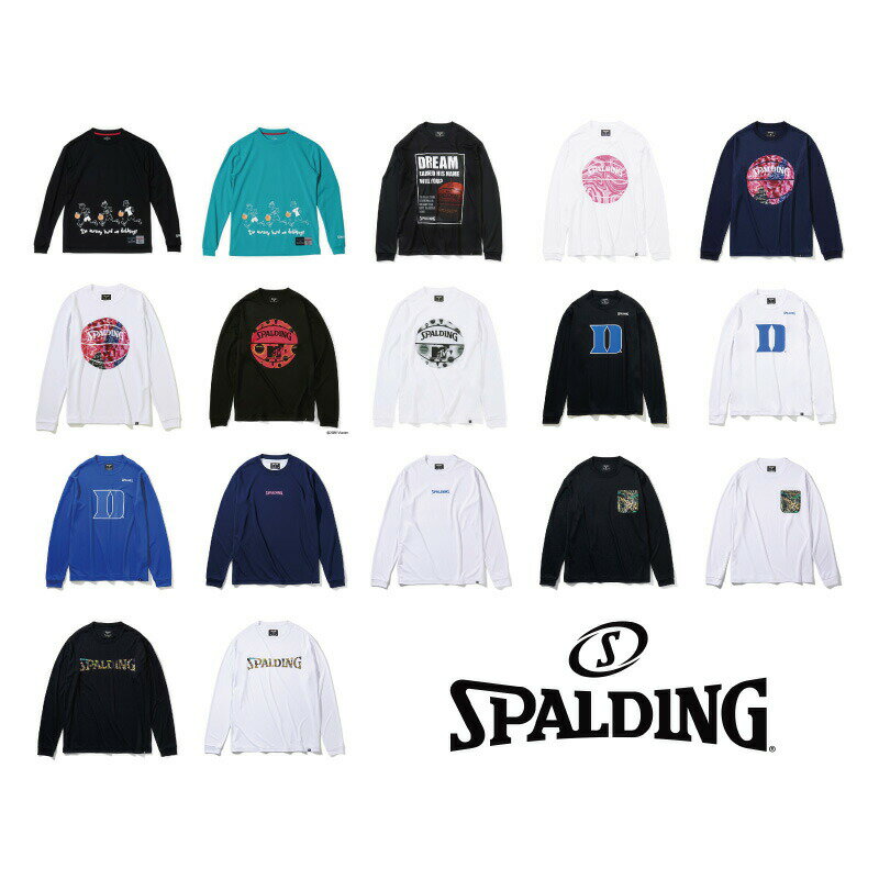 SPALDING Long Sleeve T-Shirt ���󥰥��꡼��T����� | ������ ���ݥ�ǥ��� �Х����åȥܡ��� �Х��� �Хå� ��� ��ǥ���...