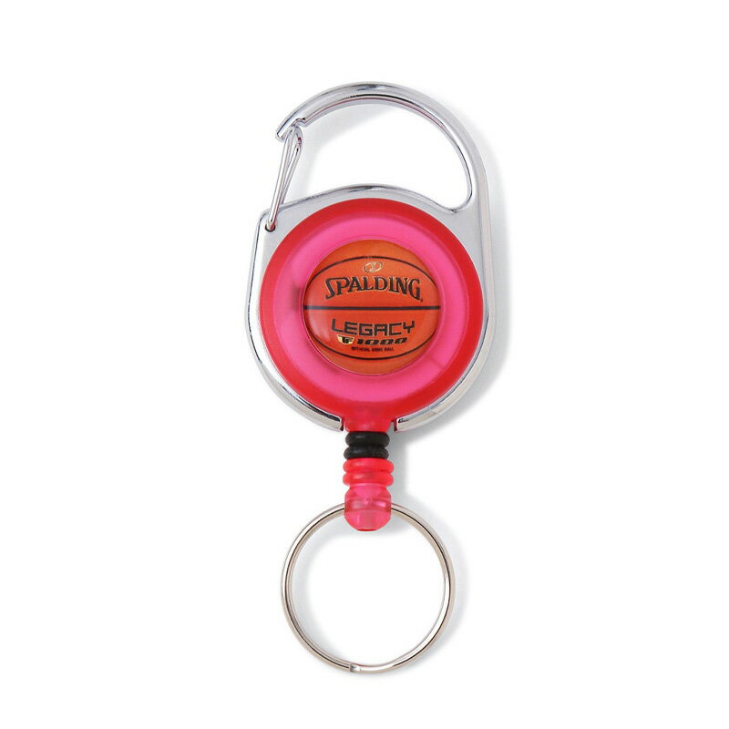 乐天商城 - 12-008MG SPALDING カラビナ リール レガシー マゼンタ｜ 正規品 スポルディング BASKETBALL バスケットボール バスケ アクセサリー