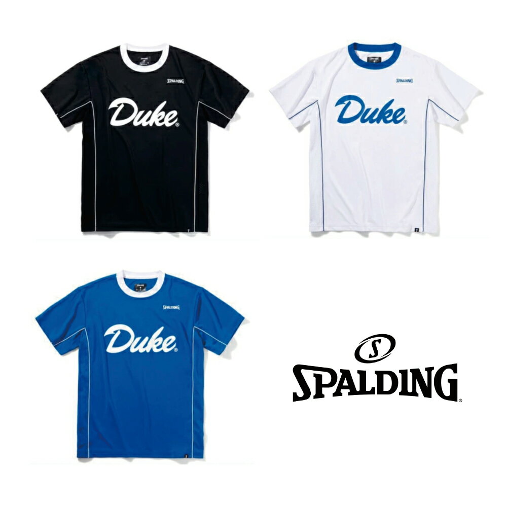 SMT210430 SPALDING Tシャツ デューク サイド メッシュ ｜ 正規品 スポルディング ...