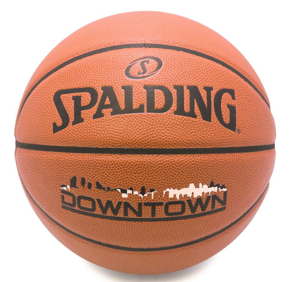 76-508J ダウンタウン 合成皮革 5号球 | 正規品 SPALDING スポルディング バスケットボール バスケ 5号 皮 革 人工皮革 屋内 室内