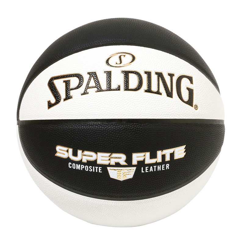乐天商城 - 77-116J スーパーフライト ブラック×ホワイト 合成皮革 7号球 | 正規品 SPALDING スポルディング バスケットボール バスケ 7号 合成皮革 屋外 外用 屋内 室内