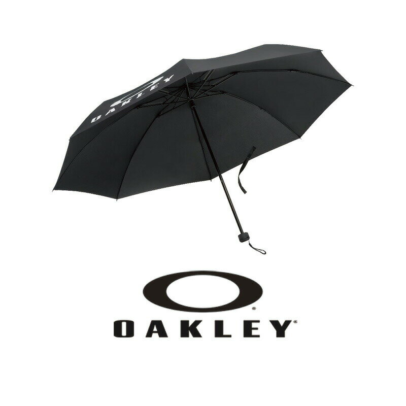 乐天商城 - OAKLEY Essential FOS900818-02E Umbrella アンブレラ 折りたたみ傘 ｜ 【正規品】 日本限定 オークリー 64cm×105cm 超撥水 軽量 アルミ シャフト カーボン リブ Blackout