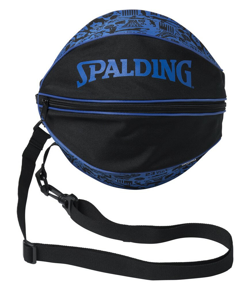 ボールバッグ グラフィティブルー 49-001GB | 正規品 SPALDING スポルディング バスケットボール バスケ バッグ ボールケース ボール バッグ 1個 メンズ レディース ジュニア 男女兼用 おしゃ…