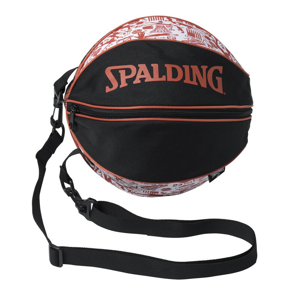 ボールバッグ グラフィティオレンジ 49-001GF | 正規品 SPALDING スポルディング バスケットボール バスケ バッグ ボールケース ボール..