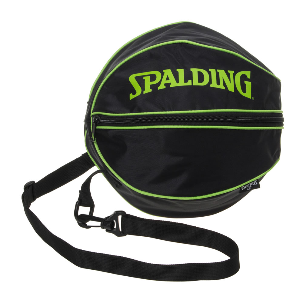 ボールバッグ ライムグリーン 49-001LG | 正規品 SPALDING スポルディング バスケットボール バスケ バッグ ボールケース ボール バッグ 1個 メンズ レディース ジュニア 男女兼用 おしゃれ オ…