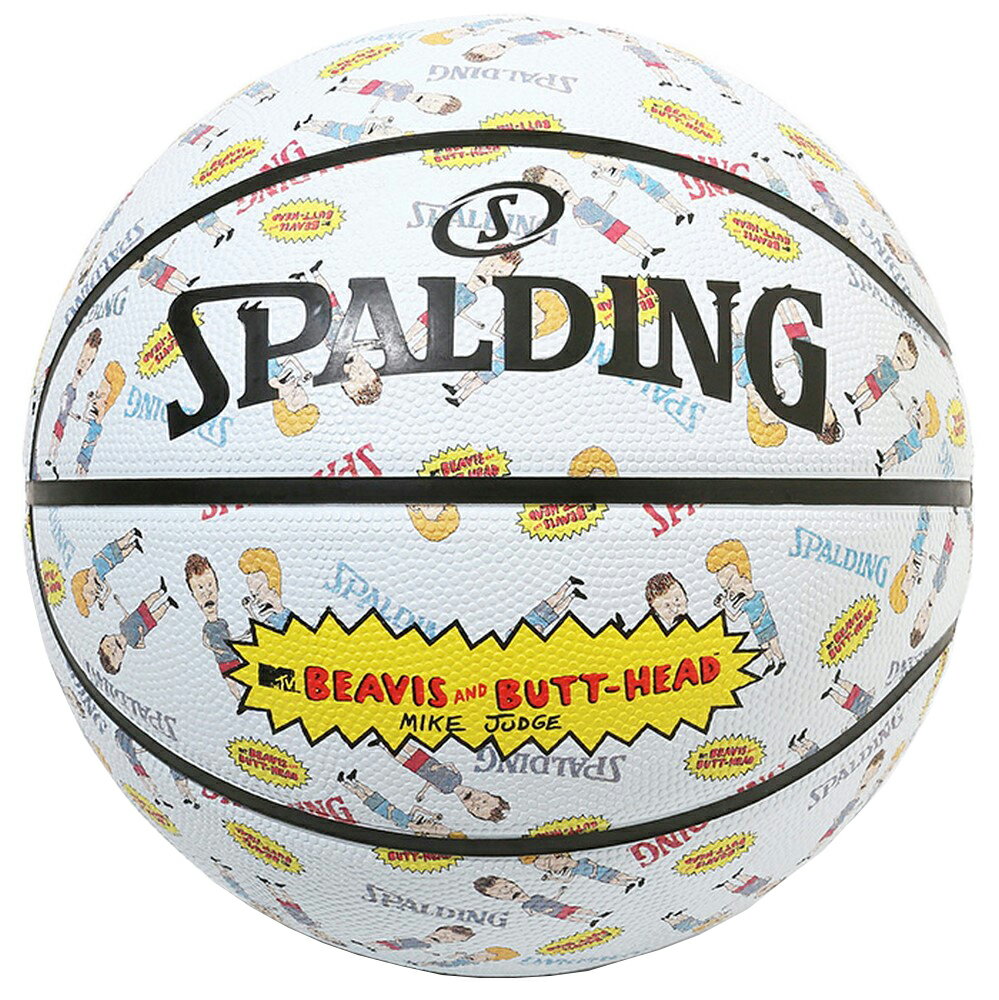 ビーバス アンド バットヘッド ラバー 7号球 84-068J 正規品 SPALDING スポルディング バスケットボール バスケ 7号 ラバー ゴム 屋外 外用 屋内 室内