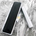 【即日発送 即日無料】平日11時30分までのご注文分 一点限り!キャンペーン メタリック本水牛 印鑑 作成 シルバー 12mm 黒色 牛もみ皮 ブラック ケース...