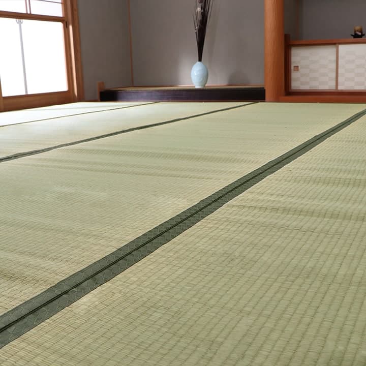 純国産 い草 上敷き カーペット 双目織 『草津』 江戸間6畳(約261×352cm)