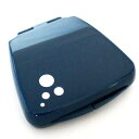 【クーポン発行中】印鑑ケース 朱肉付き はんこケース シェルケース ネイビー色 10.5mm 〜 12mm プレゼント ギフト 印鑑収納 ハンコケース 実印 銀...
