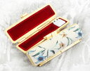 【クーポン発行中】 印鑑ケース 15mm はんこケース ST枠 ゴールド 花 ケース ゆり2 13.5mm〜15mm おしゃれ 印鑑収納 朱肉付き ハンコケース...
