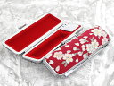 ◆【印鑑ケース・はんこケース】縮緬花小紋ケース【昼桜・花吹雪】10.5mm?12mm用/おしゃれ!/朱肉付/プレゼントやギフトに!【実印・銀行印・認印・個人ハンコ福袋価格】【RCP】