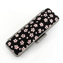 ◆【印鑑ケース・はんこケース】ニュー黒印伝ケース【ピンクの桜吹雪柄】10.5mm?12mm用・布製/かわいい!/朱肉付/プレゼントやギフトに!【実印・銀行印・認印・個人ハンコ福袋価格】【RCP】
