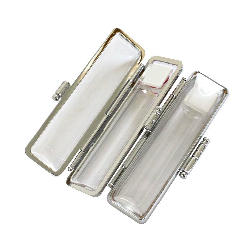 【ポイント2倍】【印鑑ケース はんこケース】 スケルトン ケース 10.5mm 〜 12mm クリア 透明 かわいい 印鑑収納 朱肉付き ハンコケース 印鑑 ケ...