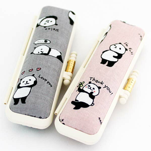 【100円クーポン中】印鑑ケース はんこケース ゆるパン ケース 10.5mm 〜 12mm 全2種類 ゆるキャラ パンダ かわいい 印鑑収納 朱肉付き ハンコ...