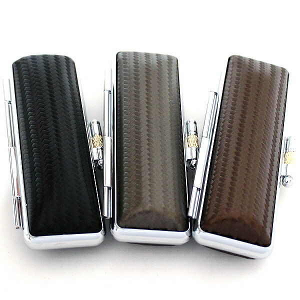 【ポイント2倍】印鑑ケース 15mm おしゃれ メンズ はんこケース 合成皮革 カーボンケース 13.5mm〜15mm ブラック シルバー ブラウン おしゃれ ...
