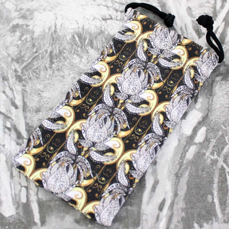 【ポイント2倍】マイクロファイバー 布袋 NO.19 巾着 印鑑ケース収納袋 印鑑ケースを1本収納可幅 130mmx70mm プレゼントやギフトに!