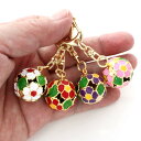 鈴 キーホルダー おしゃれ 芝桜 ゴールド 日本製 すず 鍵 財布 バッグ 日本 お土産 敬老の日 誕生日 プレゼント