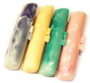 ◆【印鑑ケース・はんこケース】マーブルケース/4色から選べます。/10.5mm用/プラスチックケース/かわいい!/朱肉付/プレゼントやギフトに!【実印・銀行印・認印・個人ハンコ福袋価格】【RCP】