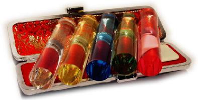 【ポイント2倍】印鑑 はんこ 認め印 カラーグラス 10.5mm 認印 銀行印 全5色 ケースなし プレゼント ギフト 福袋価格 送料無料