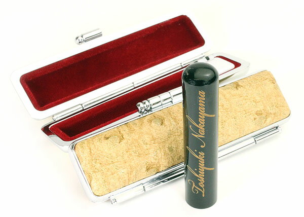 【100円クーポン中】名入れ 側面彫り 印鑑 はんこセット 黒水牛 銀行印 認印 12mm 印鑑ケース 朱肉付き ST枠 ニューオースト オーストリッチ風 薄茶...