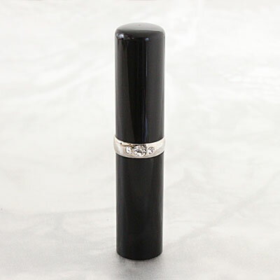 【300円クーポン中】印鑑 銀行印 女性 はんこ ルミネーム ビジュー ブラック BJ-3 オリオン 黒水牛印鑑 12mm 銀行印 認印 ケースなし スワロ付き...