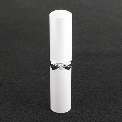 【300円クーポン中】印鑑 銀行印 女性 はんこ ルミネーム ビジュー ホワイト BJ-5 リボン アカネ印鑑 12mm 銀行印 認印 ケースなし スワロ付き ...