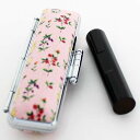 【クーポン発行中】女性 印鑑 はんこセット ケース付き ローズウッド 紫檀 12mm アタリ付き ( 銀行印 認印 ) ツンベルギア 印鑑ケース ケース付きセッ...