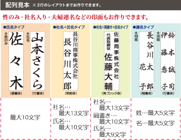 ○【スタンプ/ゴム印】筆書きが苦手な方の必需品！お名前スタンプ/シャチハタ/慶弔おなまえスタンプ/墨・薄墨/2色のスタンプ台付き【印鑑・シャチハタ・はんこ】【福袋価格】【RCP】