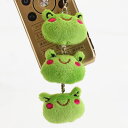◆ふわふわ/にこにこ♪/幸せのカエル3連ストラップ【福袋価格】【RCP】