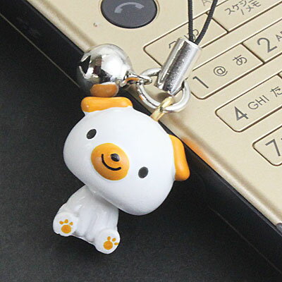 【ポイント2倍】首ふりが可愛い♪ イヌのストラップ