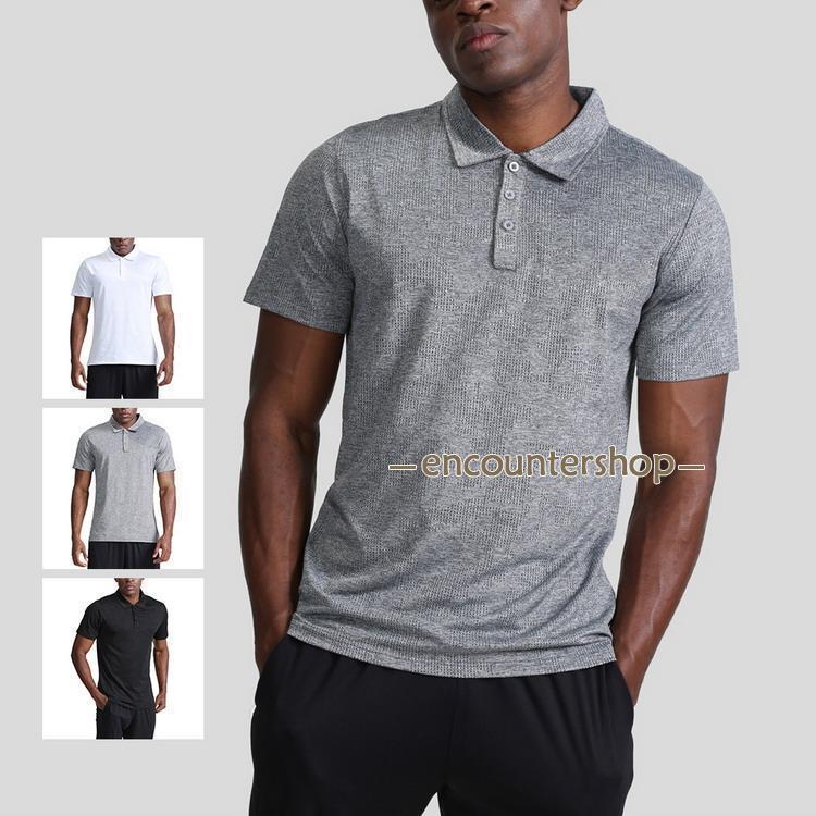 ポロシャツ polo 吸汗速乾 フィットネス トレーニングウェア スポーツ トップス 半袖 メッシュ メンズ(4)