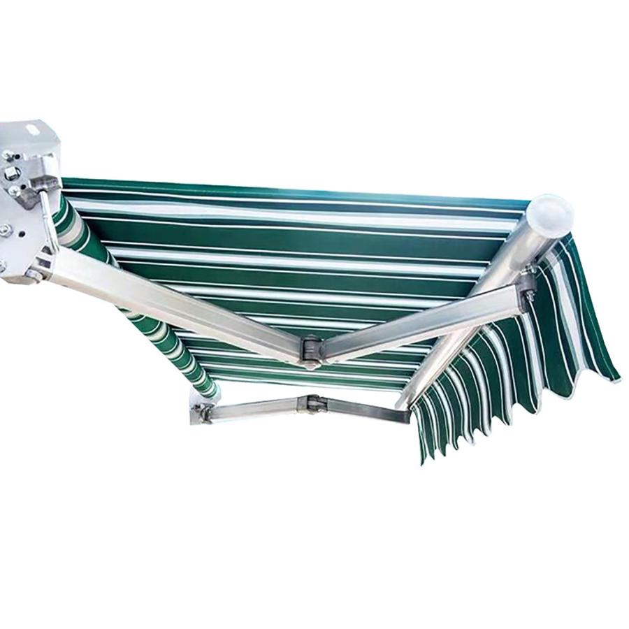 格納式キャノピーオーニング、 アウトドアオーニングアルミ合金サンシェードの窓口 日除け シェード オーニング リトラクタブル 庭の日