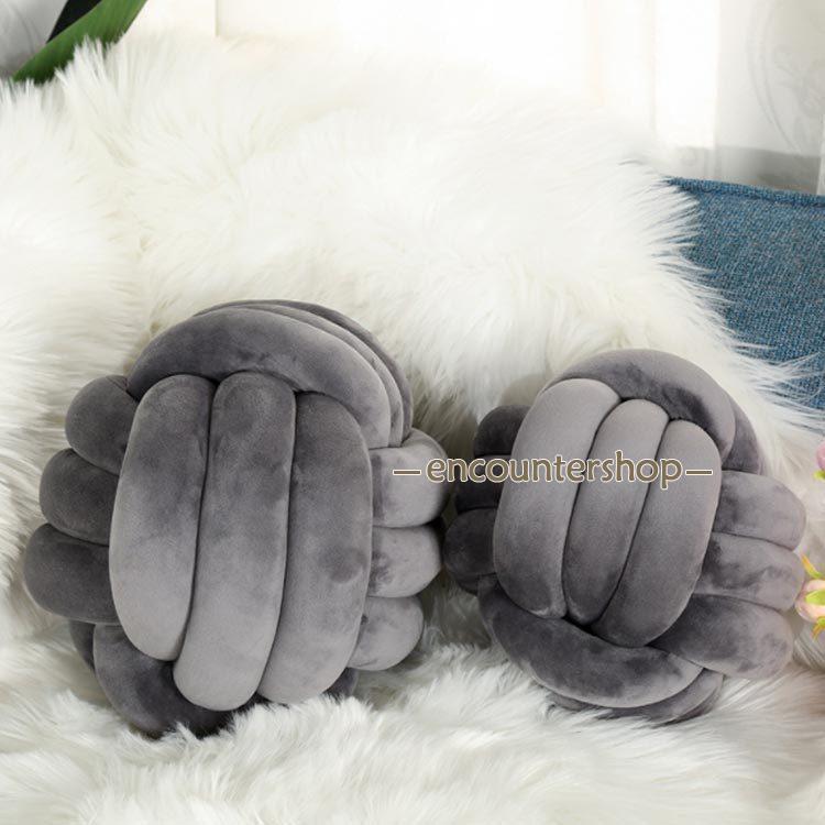 結び目 抱き枕 北欧 ソファークッション ノットボール ピローぬいぐるみ ノットクッション おしゃれ 背..