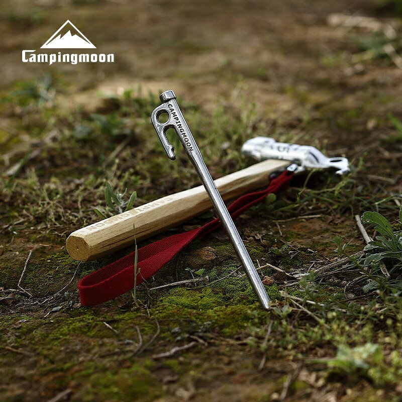 キャンプサイト固定テントネイル、420ステンレス鋼グラウンドステーク、キャノピーテントネイル、高強度、rシリーズ、4パック