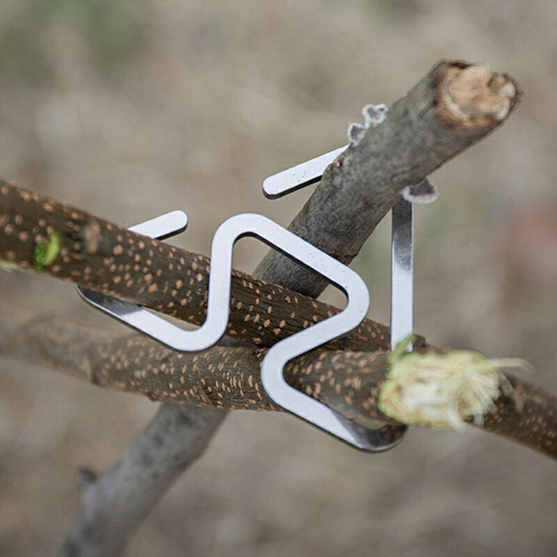 アウトドアキャンプ多機能統合フック金属テントランプラック双頭ハンガー双方向リターンフックアウトドアキャンプ