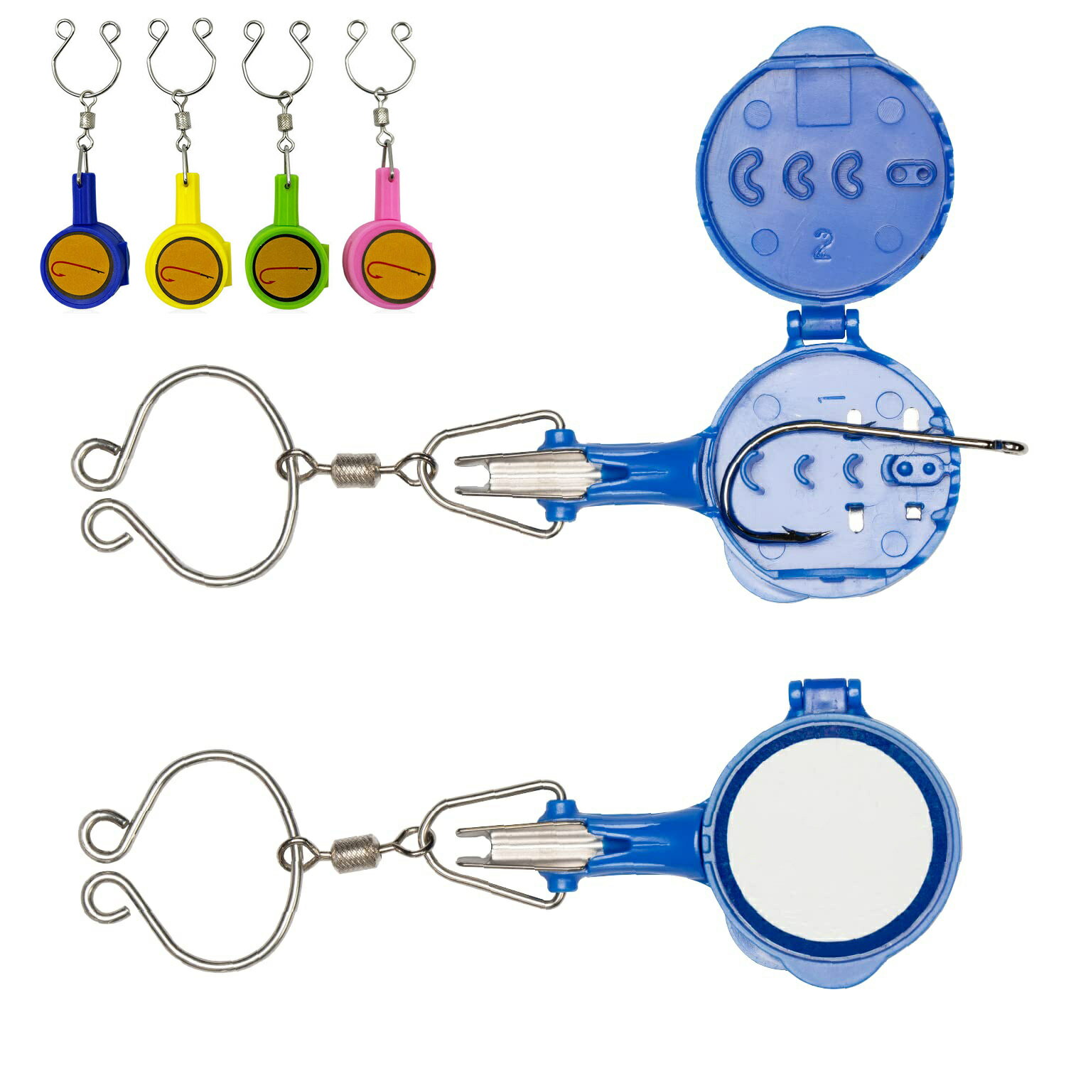 釣り結び目結束ツール釣り針収納ボックス釣り針から保護ポータブル釣り針オーガナイザー釣りアクセサリータックル