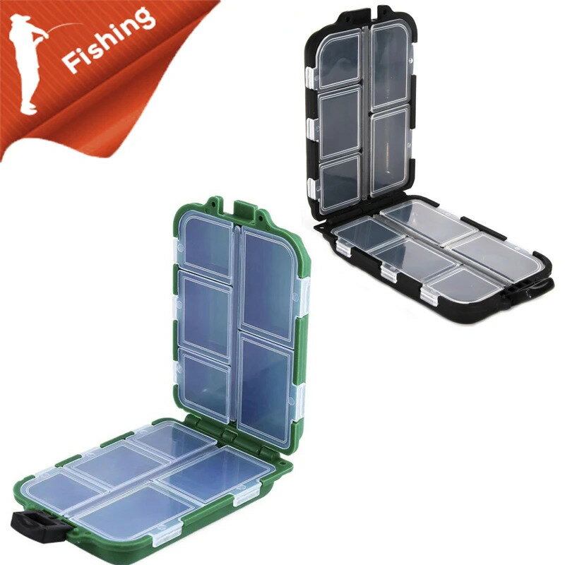 海釣りボックス餌箱耐久性のある小型透明な新しい釣りツールフックと餌機能キット