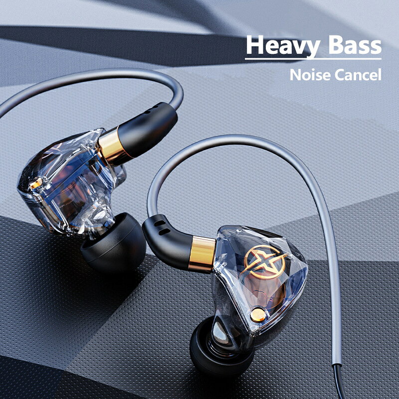 カラオケ HiFi 有線ヘッドフォン マイク付き 歌唱 リビング ヘッドセット 3.5mm AUX 重低音 ノイズキャンセリング イヤホン 1.2M 3M KTV 音楽 bens-roots-10001265 BENS ROOTS サンプル画像3