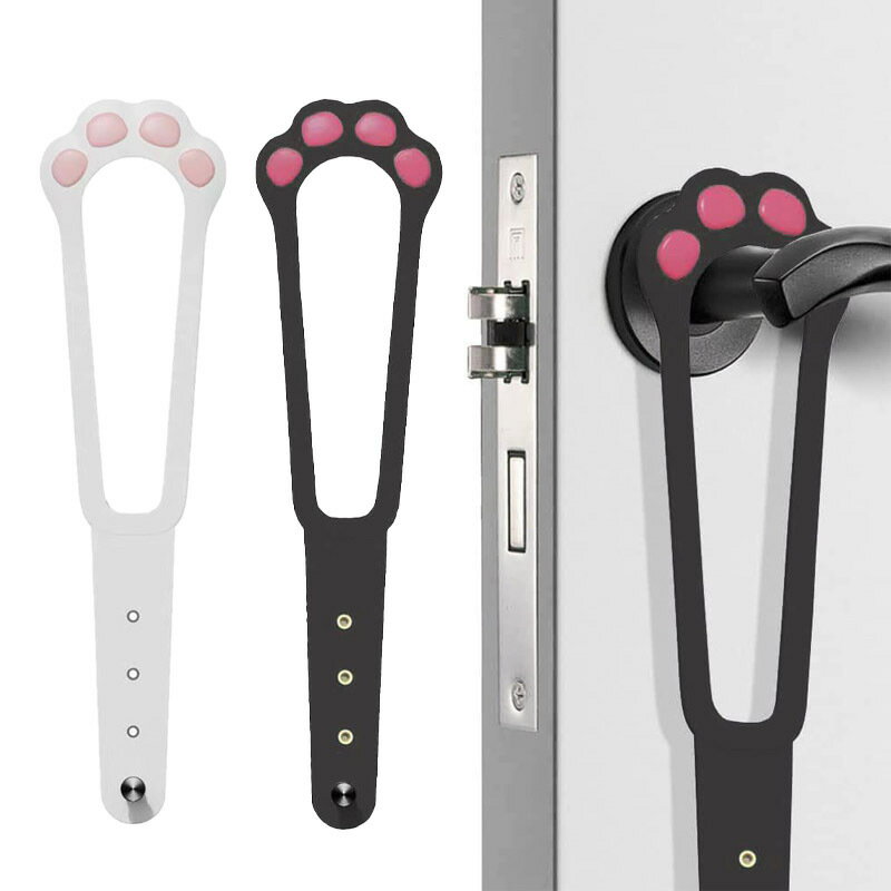 猫ドアホルダーラッチ調節可能な犬ドアストッパー弾性ゲートロックフレックスラッチストラップ犬の侵入..