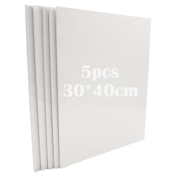 Rakuten - キャンバスボード 絵画用コットンキャンバス 厚さ3mm 製図板 30×40cm 無地 ストレッチ済みキ