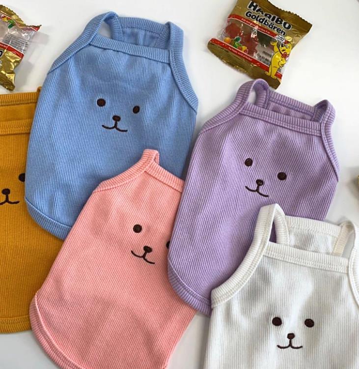 タ キャミソール 薄い トイプードル服 服 猫 服 ペット 犬の服 ドッグウェア 犬猫 ショットタイプ ペット服 夏のクールビズ