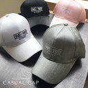 【送料無料】 刺繍 ロゴマーク カラー キャップ レディース メンズ ユニセックス シンプル 帽子 光沢感 無地 ベルト アジャスター付き サイズ調節可能 アメ...