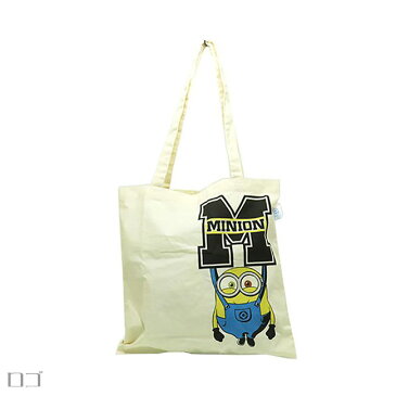【メール便対応】 MINION ミニオンズ 薄手 コットン100% エコバッグ レディース メンズ キッズ エコマーク付 綿 鞄 かばん トートバッグ ポーチ 収納 小物入れ ノート お弁当箱 飲み物 ジュース 筆箱 学校 お昼 お出かけ ピクニック カジュアル おしゃれ アクセサリー P2