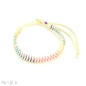 【メール便対応】 カラフル ネオンカラー 編み込み 太め ミサンガ ブレスレット 派手 レディース メンズ ユニセックス シンプル 手首 足首 アンクレット リストバンド バングル エスニック 民族系 アジアン アフリカン お守り カラバリ豊富 ポップ カジュアル おしゃれ