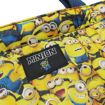 【メール便対応】 MINIONS ミニオンズ ぎっしり柄 ミニ トートバッグ レディース メンズ キッズ 鞄 かばん エコバッグ ポーチ 収納 小物入れ ノート お弁当箱 ランチバッグ 水筒 飲み物 ジュース 筆箱 学校 お昼 お出かけ ピクニック カジュアル おしゃれ アクセサリー P2