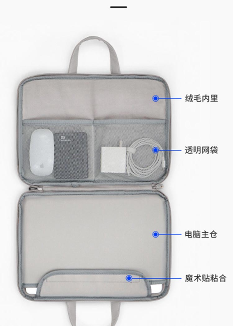 パソコンバッグ 防水 ノートパソコン収納ケース 14インチ 12インチ 13インチ ipad 15.6インチ PCケース PCバッグ ノートPCバッグ 【送料無料】パソコンケース シンプル 多収納 大容量 通勤 出張 リモートワーク タブレット 【送料無料】パソコンケース 北欧風 beppin14-10001948 Beppin楽天市場店 サンプル画像3