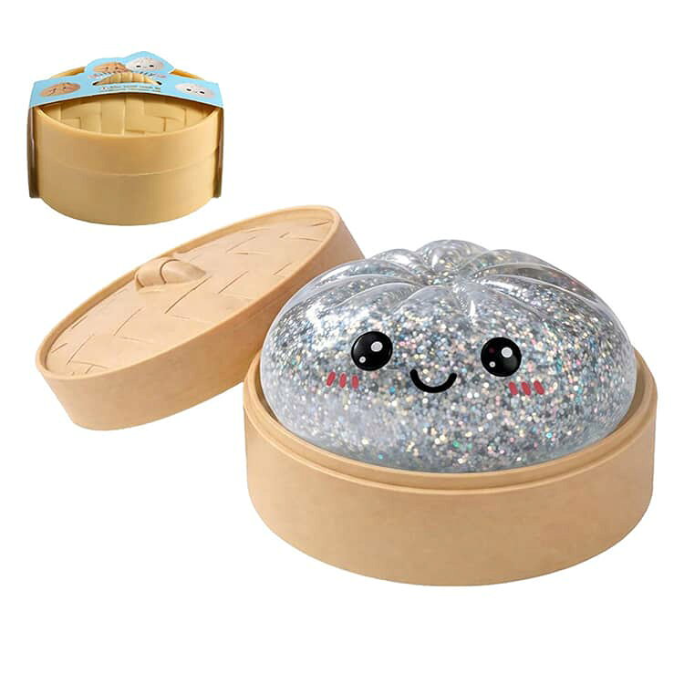 せいろ入り スクイーズ おもちゃ かわいい雑貨 かわいい 食品サンプル風 肉まん もちもち 低反発 癒しグッズ ストレス解消グッズ ぷにぷに スクイーズ 子供 大人 ラメ入り 面白いデザイン キラキラ もちもち beppin14-10003265 Beppin楽天市場店 サンプル画像3